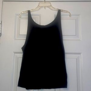 Free People tank top. Black. Scoop neck. Size S/P